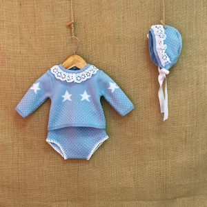 Conjunto braguita color azul