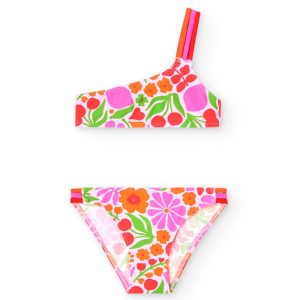 Bikini poliamida flores estampado