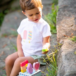 Camiseta Blanca Helado