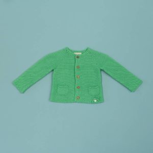 Chaqueta verde manzana