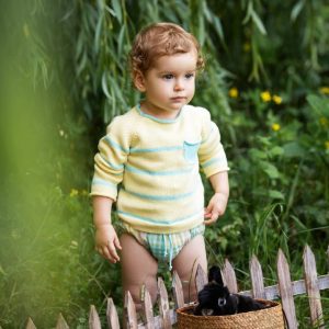 Conjunto jubón y ranita aqua