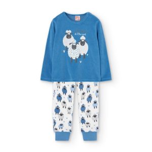 Pijama ovejas añil