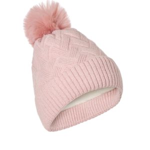 GORRO ROSA CON BORLA
