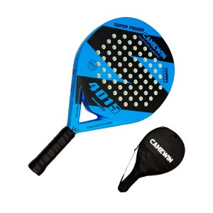 Paleta Padel Fibra Carbono Raqueta Profesional + Funda