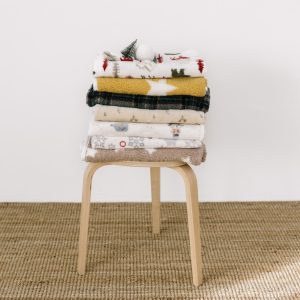 Mantas de coralina y waffle