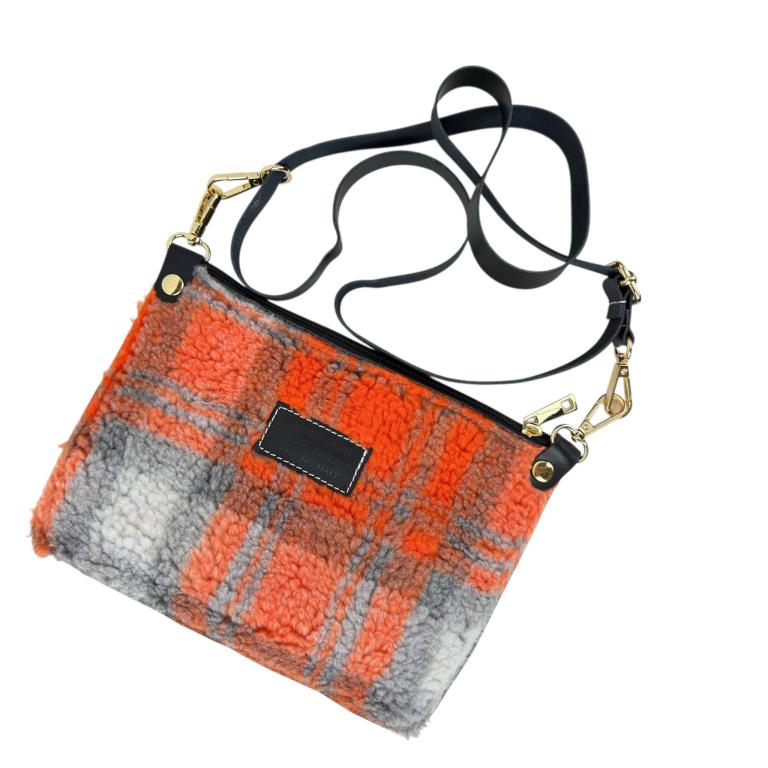 Bolso Shopper de Ante & Terciopelo Reversible Mujer con Bolsito Extra - Imagen 7