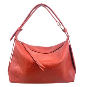 Bolso de Hombro en Piel Italiana para Mujer con Asa Ajustable tipo Cinturón y Multiforma