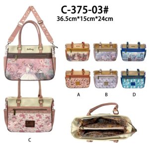 Bolso de Hombro Sintético de Mujer con Muñeca Sweet Candy y 4 Compartimentos Exteriores