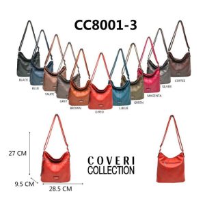 Bolso de Hombro Sintético Mujer con 4 Bolsillos Exteriores Coveri Collection