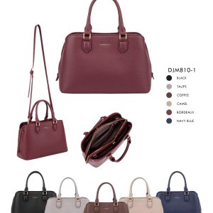 Bolso de Mano tipo Maletín en Piel Sintética de Diana & Co para Mujer con 3 Compartimentos Principales