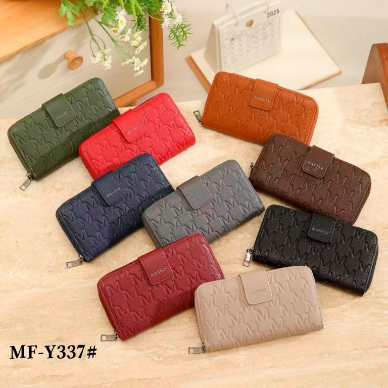 Cartera Sintética de Mujer con Espacio para Tarjeta, Bolsillo Interno y Compartimentos para Mujer