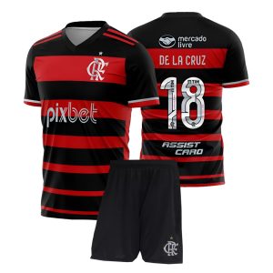 Conjunto de Niño Flamengo De la Cruz Camiseta y Short
