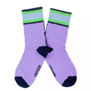 Calcetines Círculos lila