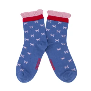 Calcetines Lazos azul
