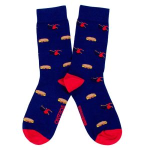 Calcetines Gaitas panderetas azul