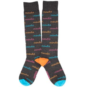 Calcetines largos Merda gris