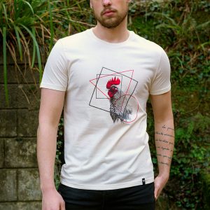 Camiseta unisex beige natural GALLO