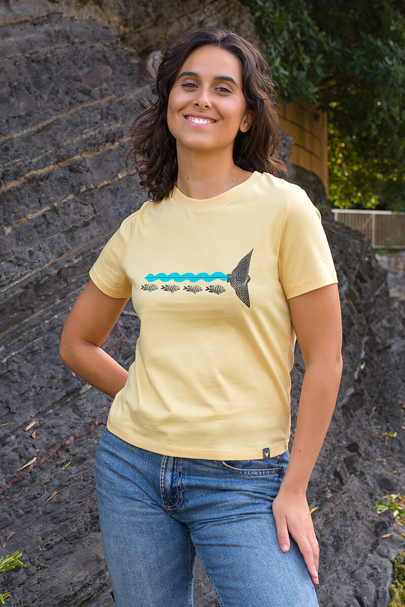 Camiseta orgánica amarilla SNORKEL