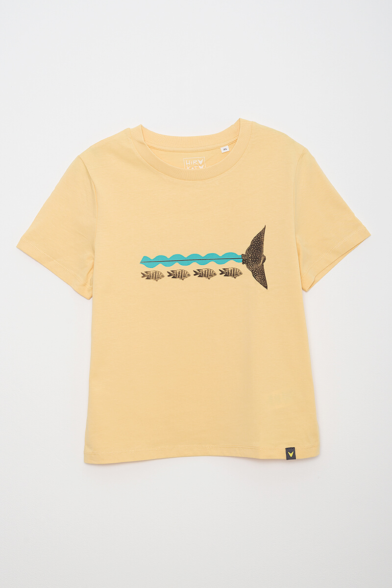 Camiseta orgánica amarilla SNORKEL - Imagen 2