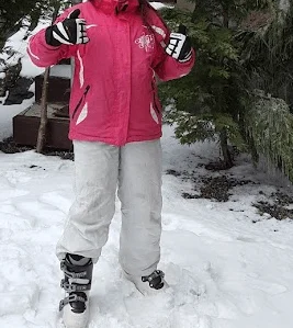 Chaqueta de esquí para niñas 134-140cm