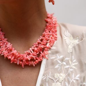 Collar Corales Rosado