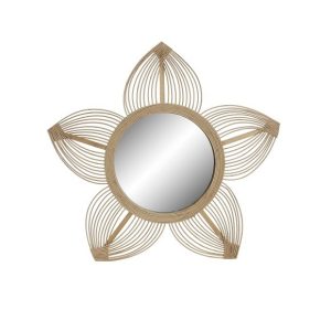 ESPEJO FLOR RATTAN