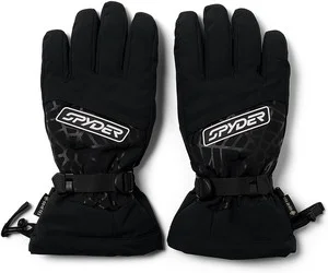 Guantes para hombre Spyder, negro o rojo