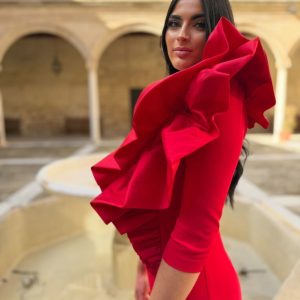 Vestidos Santos Rojo