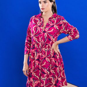 Vestido Camisero Estampado