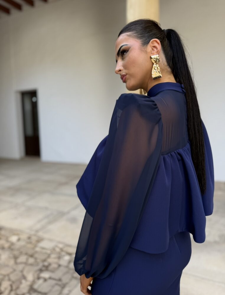 Vestido Vega Azul Marino - Imagen 6