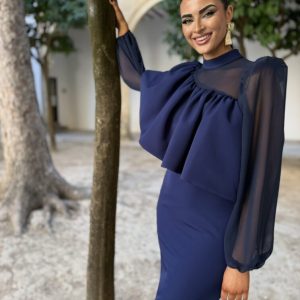 Vestido Vega Azul Marino