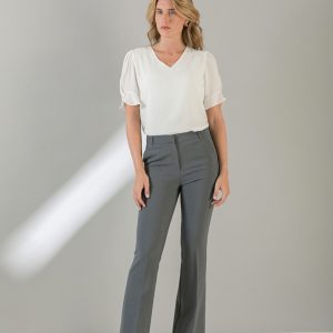 Pantalón bootcut tiro alto