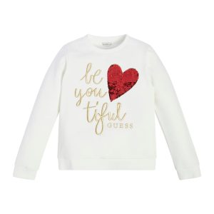 Sudadera corazón guess