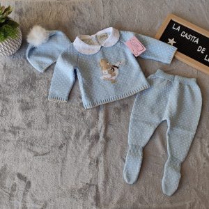 Jubón, con polaina y capota british