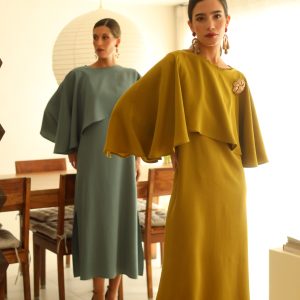 Vestido Begur Mostaza