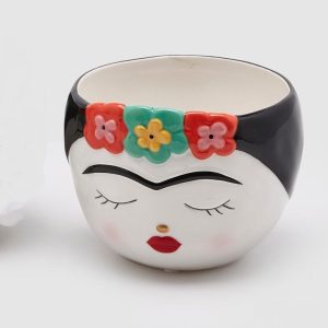 MACETERO BOL CERÁMICA FRIDA DORMIDA