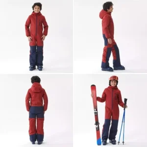 Mono de Esquí y Nieve Impermeable Niños Wedze Suit 100