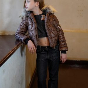 Bomber marron Noma Fernandez