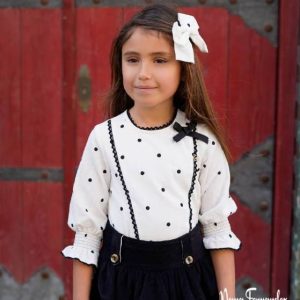 Conjunto bombacho con blusa Delia