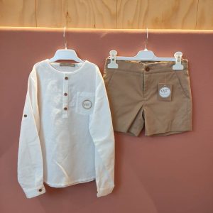 Short con Camisa lino Versalles