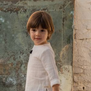 Blusa borla bebé bambula