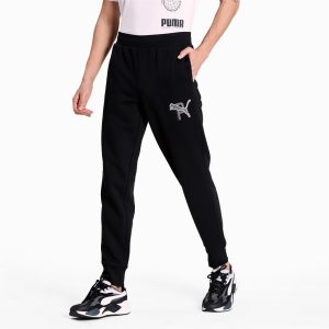 PANTALON CHICO PUMA NEGRO ATHLETICS