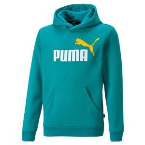 SUDADERA  NIÑO PUMA VERDE ALGODÓN