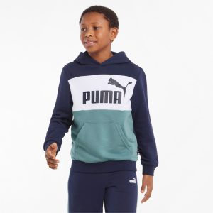 SUDADERA NIÑO PUMA MARINO/ VERDE/ BLANCO
