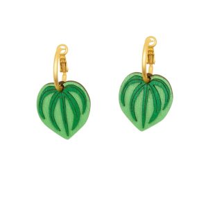 PENDIENTES PEPEROMIA. MATERIA RICA