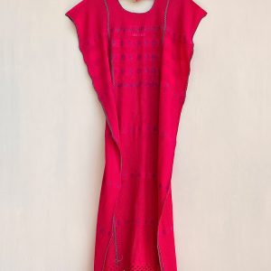 Huipil «Valentina» fresa unión gris