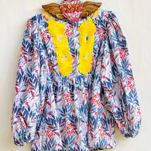 Blusa «Catalina» hojas