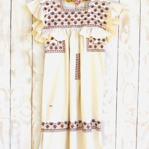 Vestido «Juliana» flor naranja