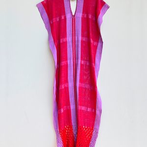 Poncho «Valentina» frambuesa y lila