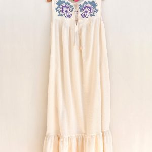 Vestido «Magdalena» flor morado